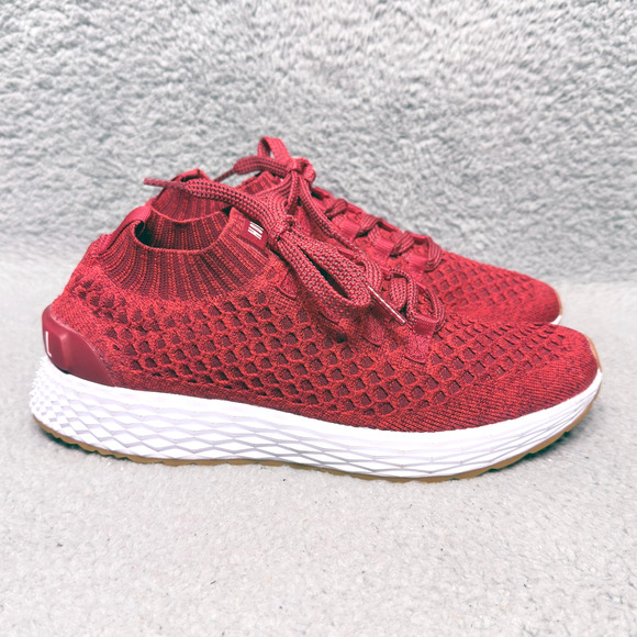 NOBULL Diamond Knit Runner Mens Size 8 Running Shoes Sneakers Red - Picture 1 of 9